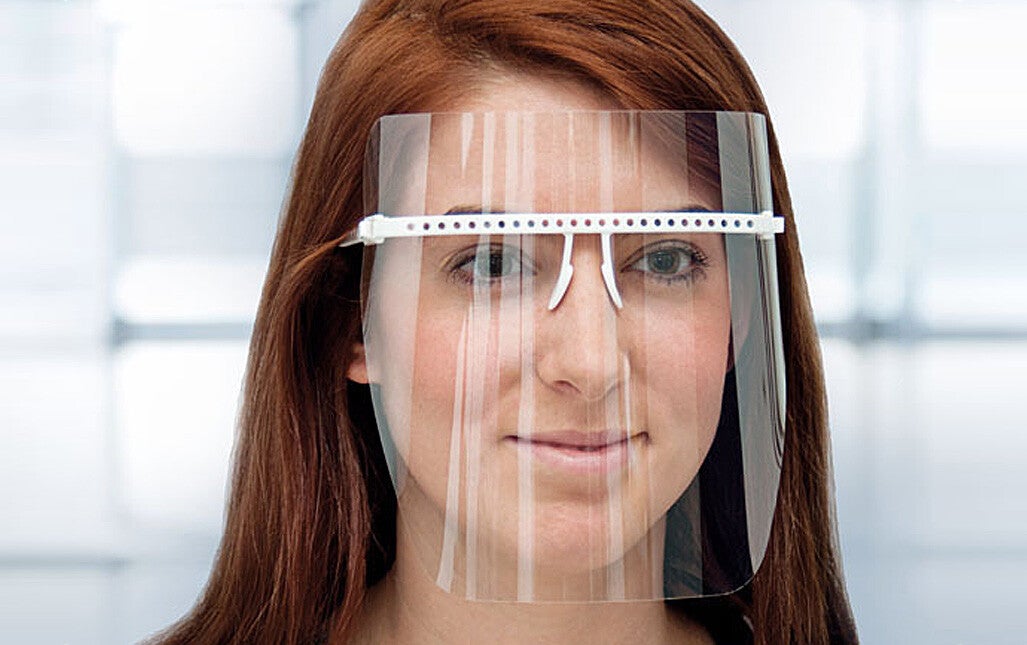 Schutzvisier Proto-Cam blau, H&W