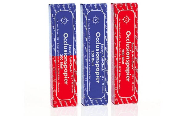 Occlusionspapier Heftchen, Dr. Bausch