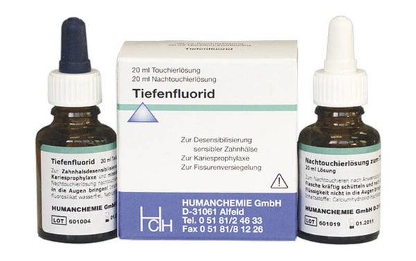 Tiefenfluorid, Humanchemie