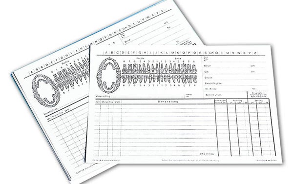 Karteikarten Nr. 89, weiß, Becht