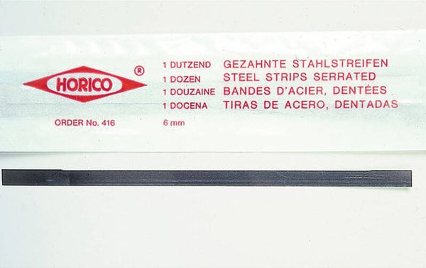 Stahlstreifen, gezahnt, Horico