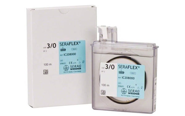 Nahtmaterial Seraflex, Stärke 3-0, metric 2, Serag Wiessner