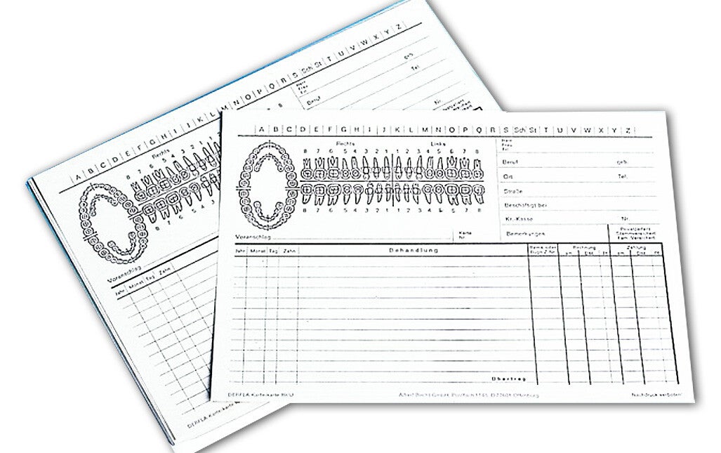 Karteikarten Nr. 89, weiß, Becht