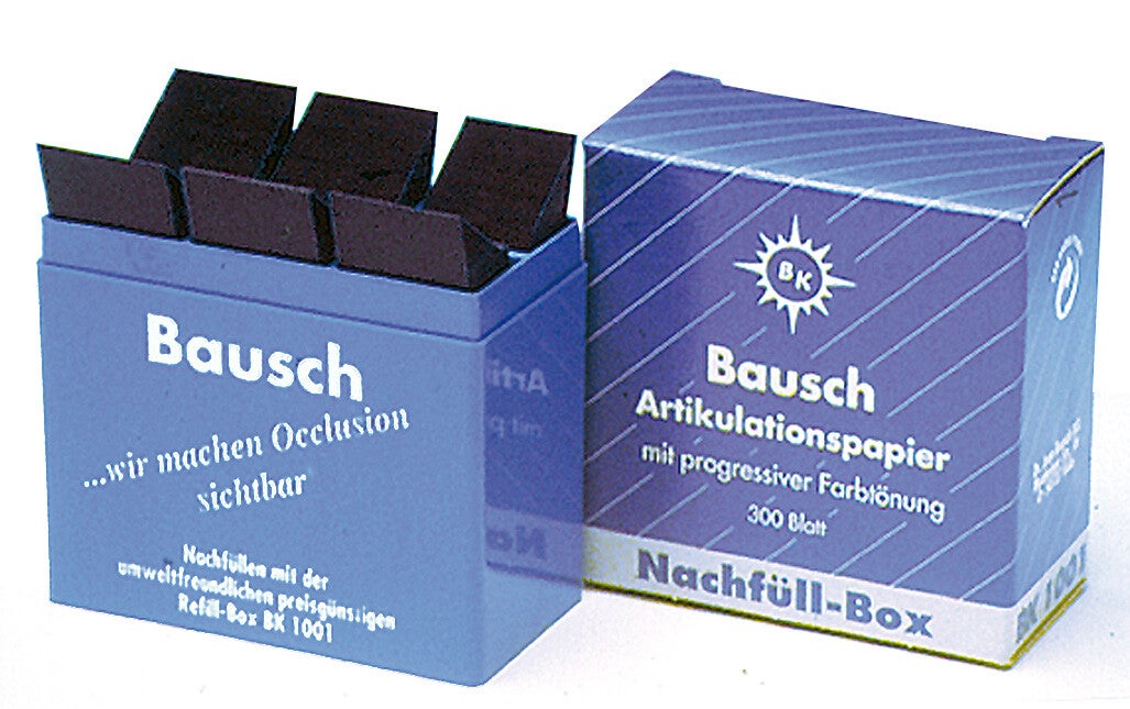 Artikulationspapier blau BK 01 /BK 1001, Dr. Bausch