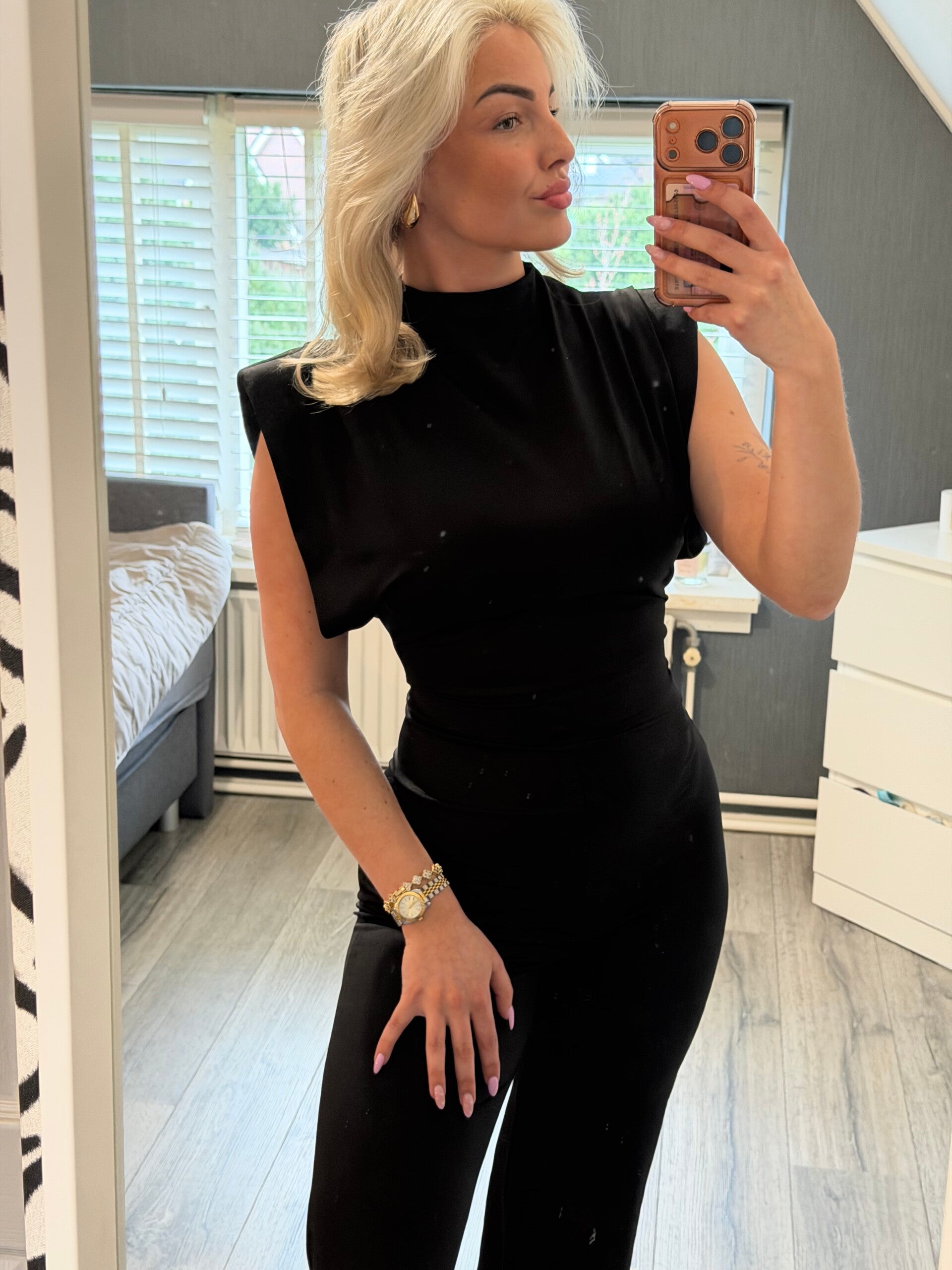 Black jumpsuit