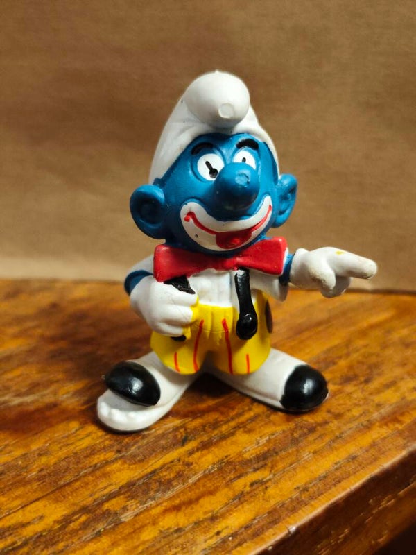 Figurine Schtroumpfs Vintage , Schtroumpf clown