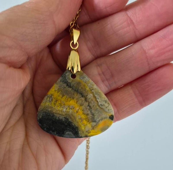 Cabochon Jaspe Bumblebee