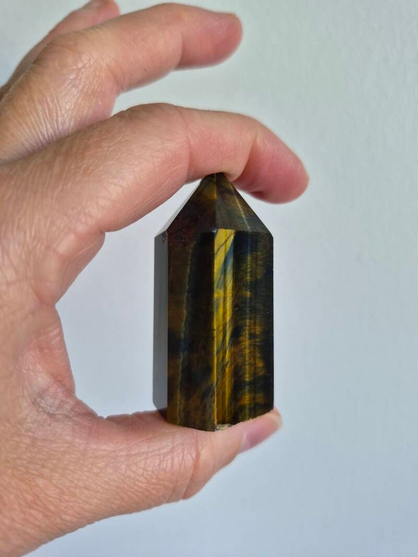 Pointe oeil de tigre avec oeil de faucon