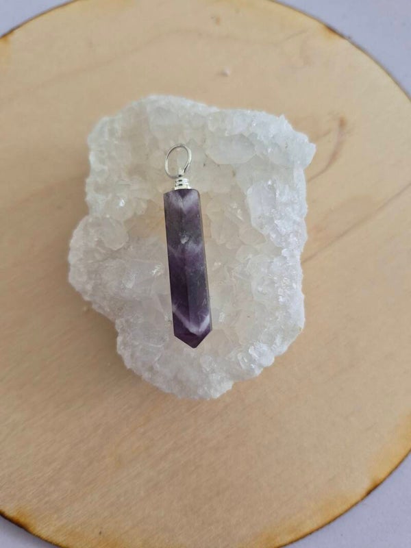 Pendentif pointe Améthyste