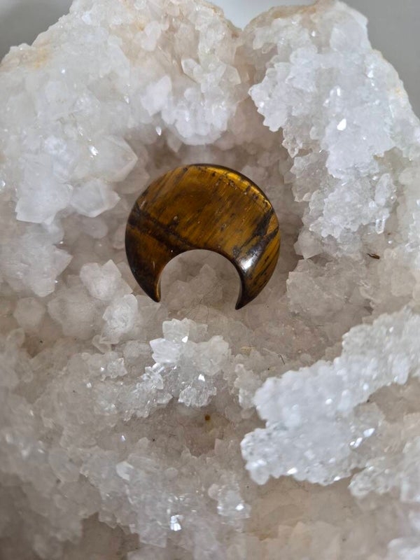 Galet lune oeil de tigre