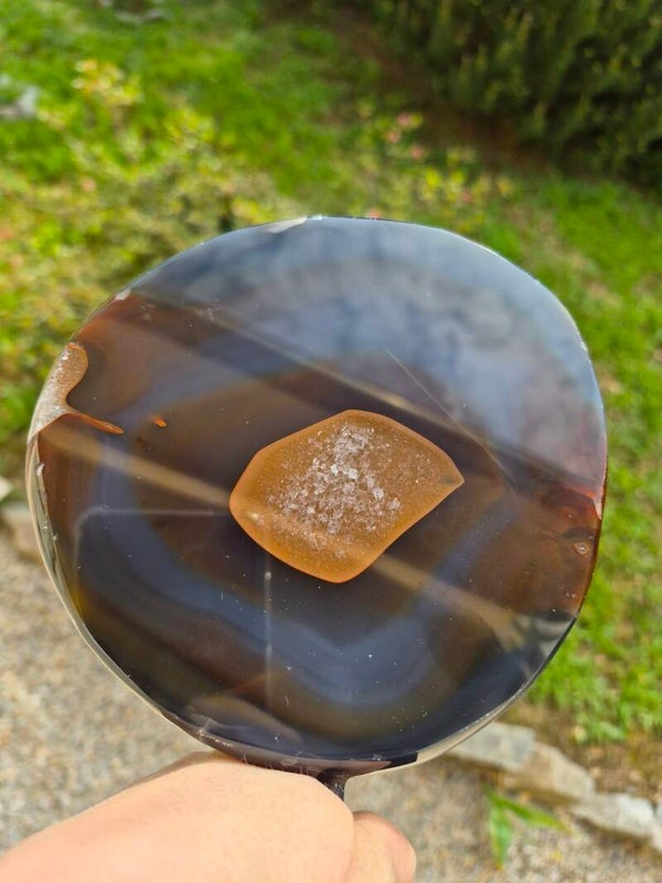 Agate sur pied