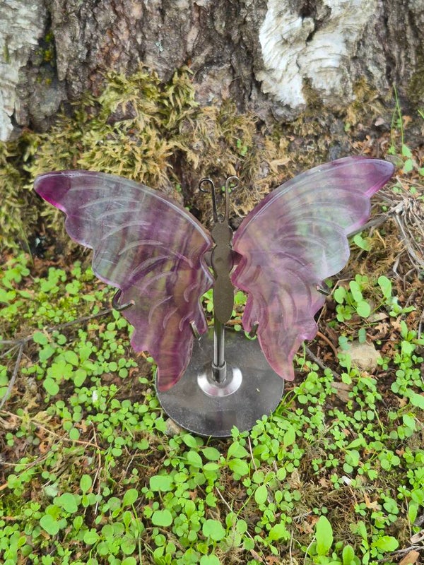 Papillon en fluorite