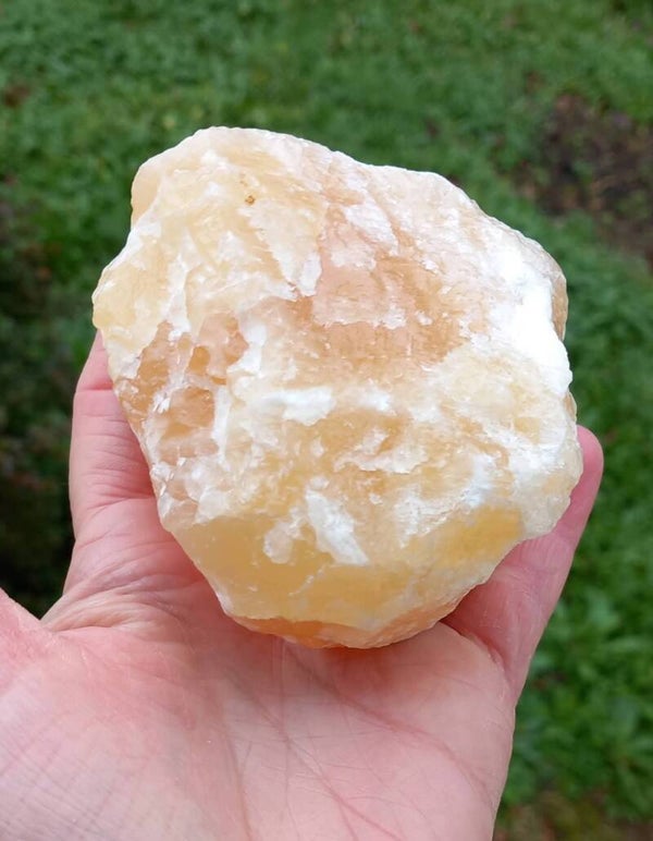 Calcite orange brut