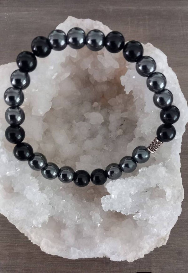 Bracelet Hématite - Spinelle