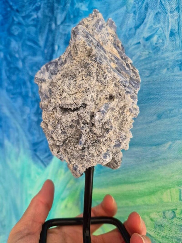 Cyanite bleue sur pied