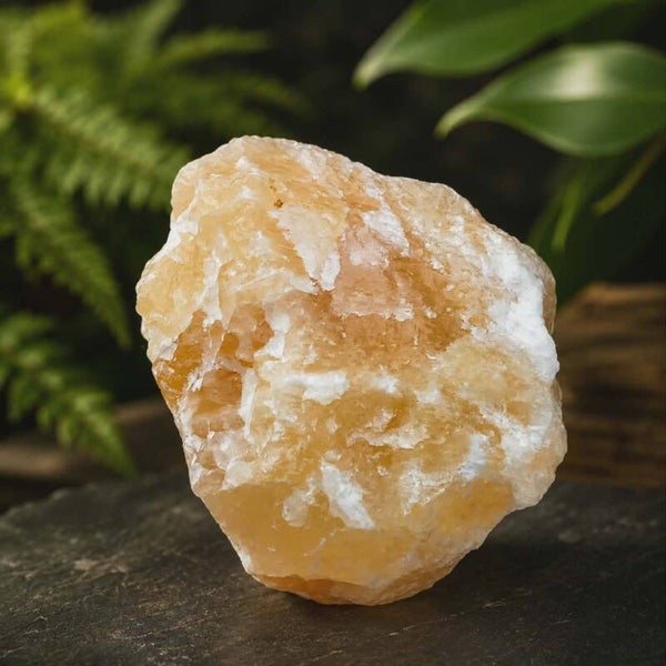 Calcite orange brut