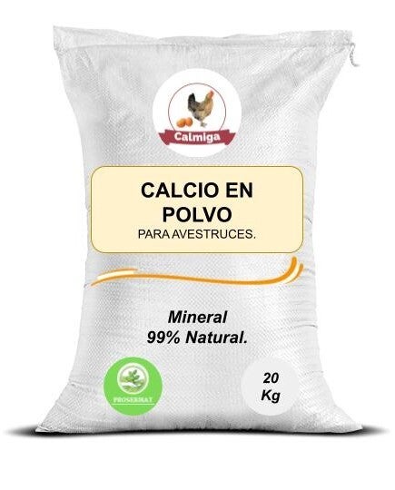 Calcio en Polvo para Avestruces