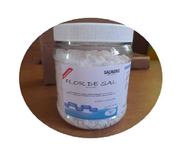 FLOR DE SAL TARRO DE 600 GRAMOS