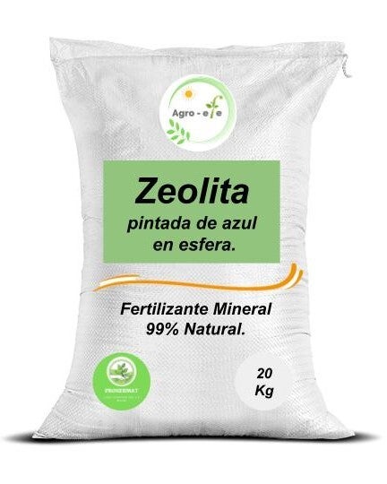 Zeolita Pintada de Azul en Esfera, en costal de 20 kilos.