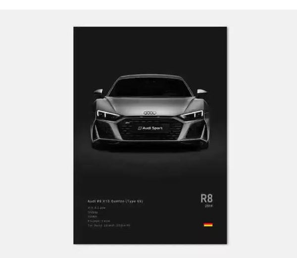 Audi R8 poster