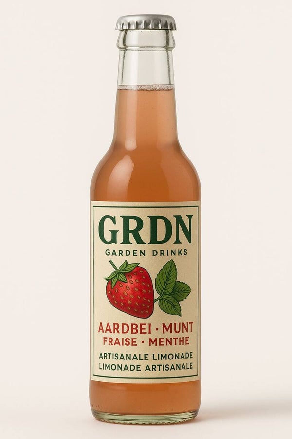 GRDN Aardbei/Munt 33 cl