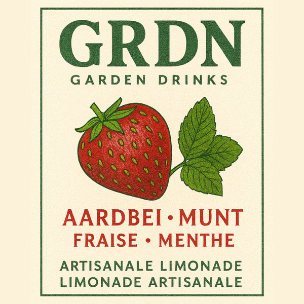 12 x 33 cl aardbei munt