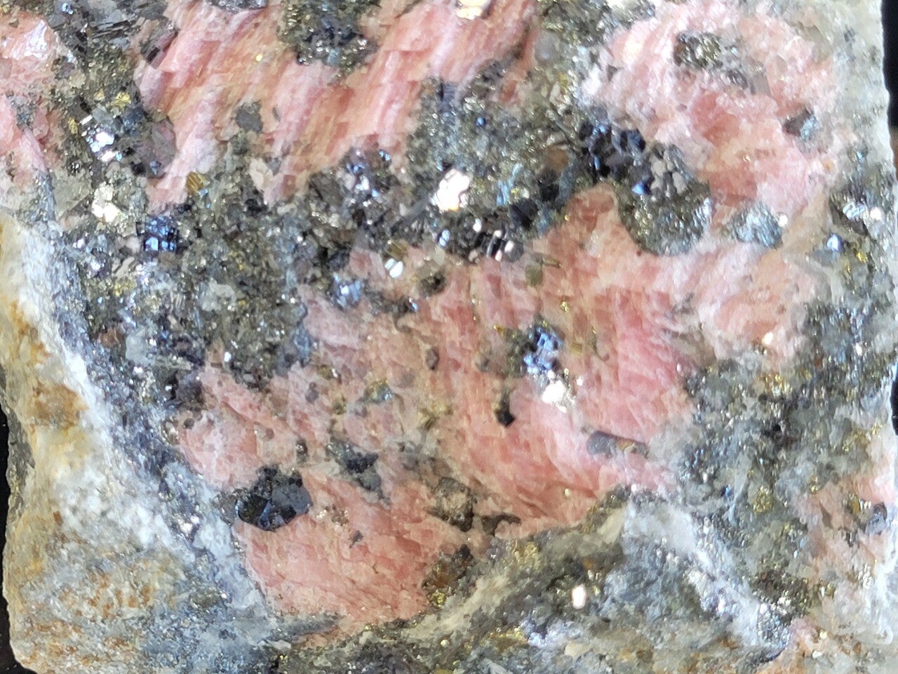 Rhodochrosite/Galena