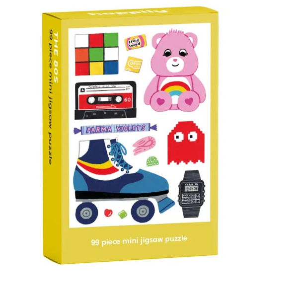 Retro 80s 99 Piece Mini Jigsaw Puzzle - Happily Puzzles