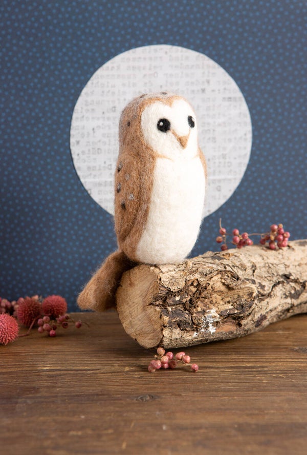 Barn Owl Needle Felting Kit - Hawthorn Handmade