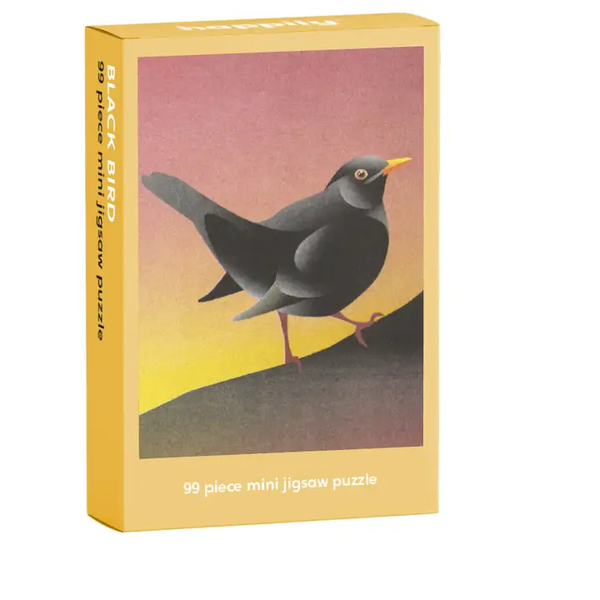 Blackbird 99 Piece Mini Jigsaw - Happily Puzzles