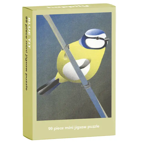 Blue Tit 99 Piece Mini Jigsaw Puzzle - Happily Puzzles