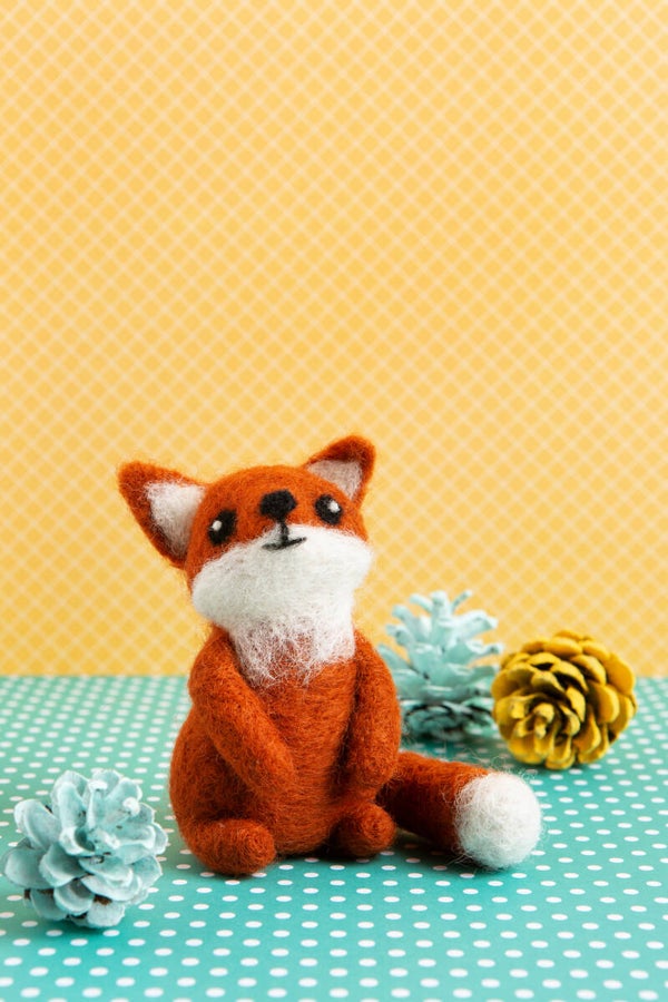 Fox Cub Mini Needle Felting Kit - Hawthorn Handmade