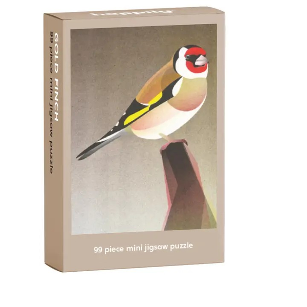 Gold Finch 99 Piece Mini Jigsaw Puzzle - Happily Puzzles