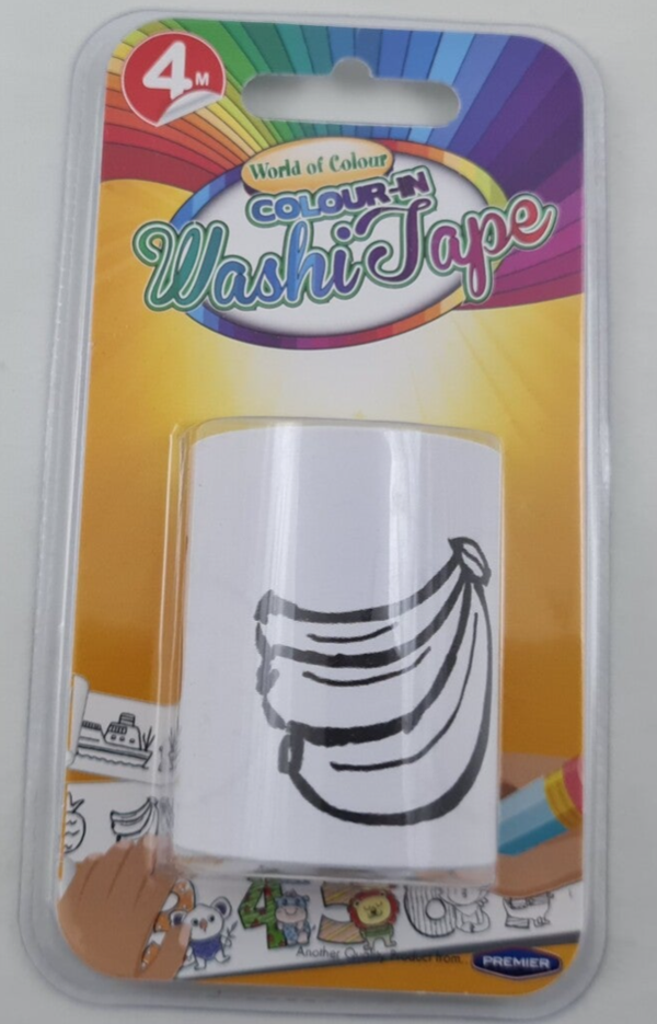 Colour Your Own Washi Tape - Fruit