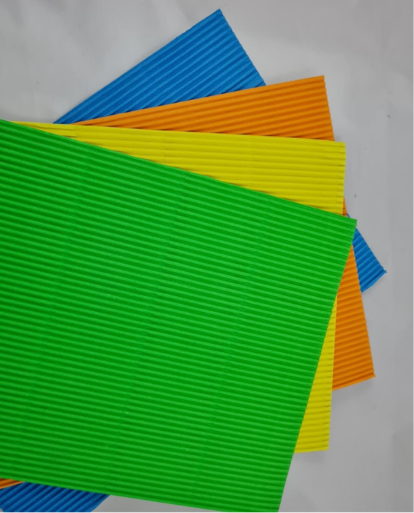A5 Coloured Corrugated Craft Card