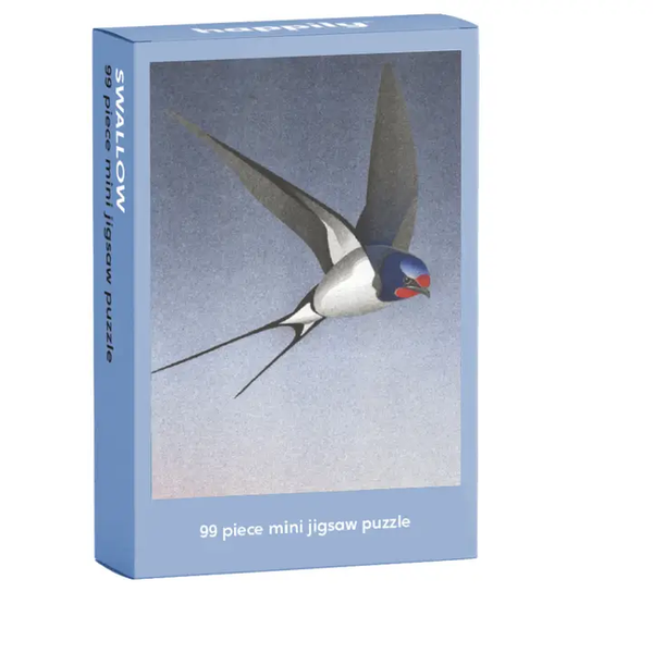 Swallow 99 Piece Mini Jigsaw Puzzle - Happily Puzzles