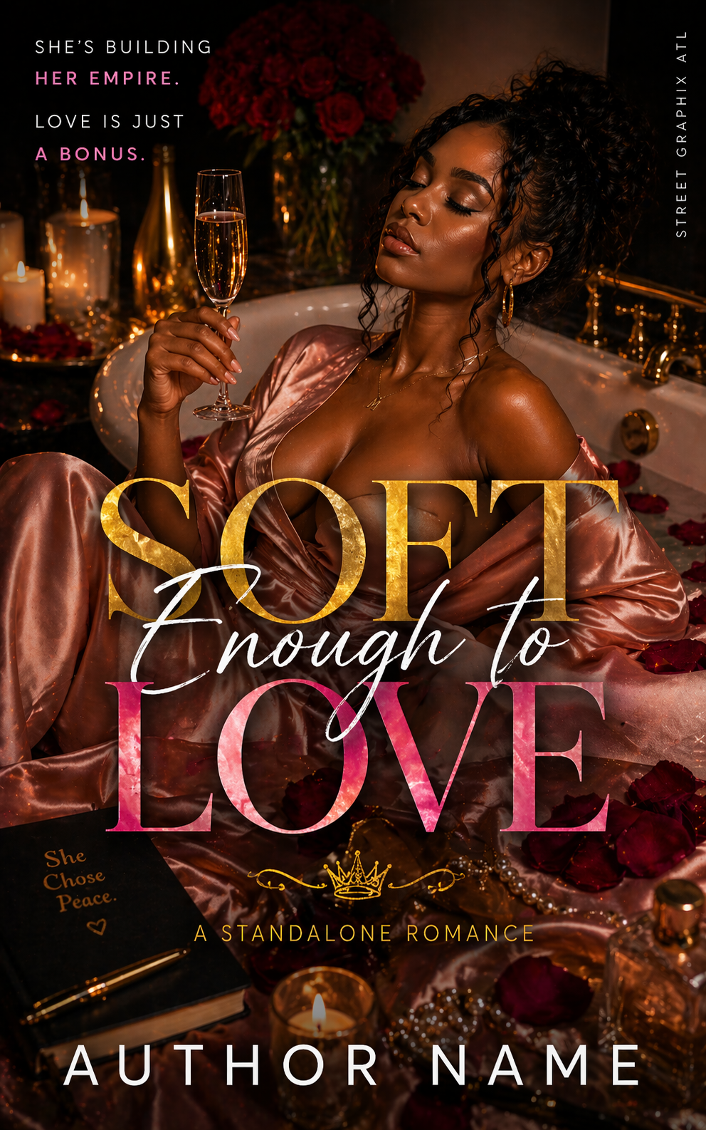 SOFT ENOUGH TO LOVE (A Steamy Contemporary Romance Premade Cover)