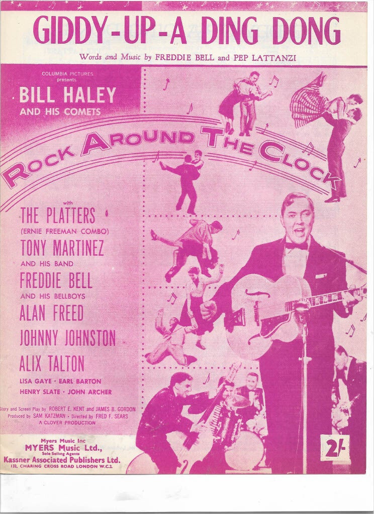 Bill Haley & His Comets Giddy Up A Ding Dong Sheet Music
