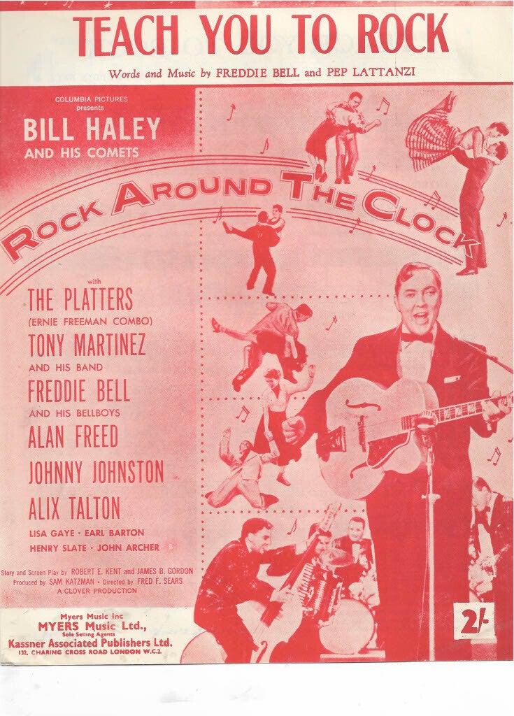 Bill Haley & His Comets Teach you to rock Sheet Music