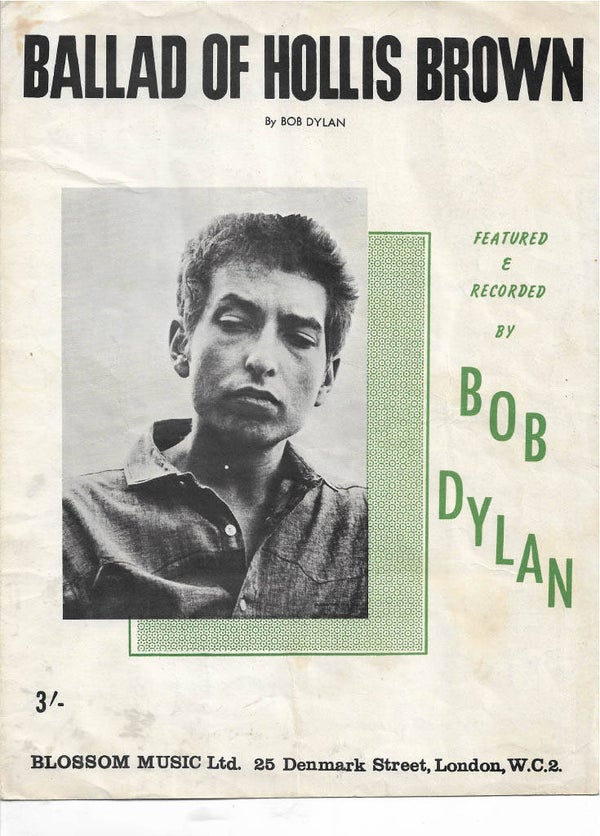 Bob Dylan Ballad of Hollis Brown Sheet music