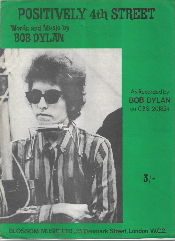 Bob Dylan Positively 4th Street Sheet music