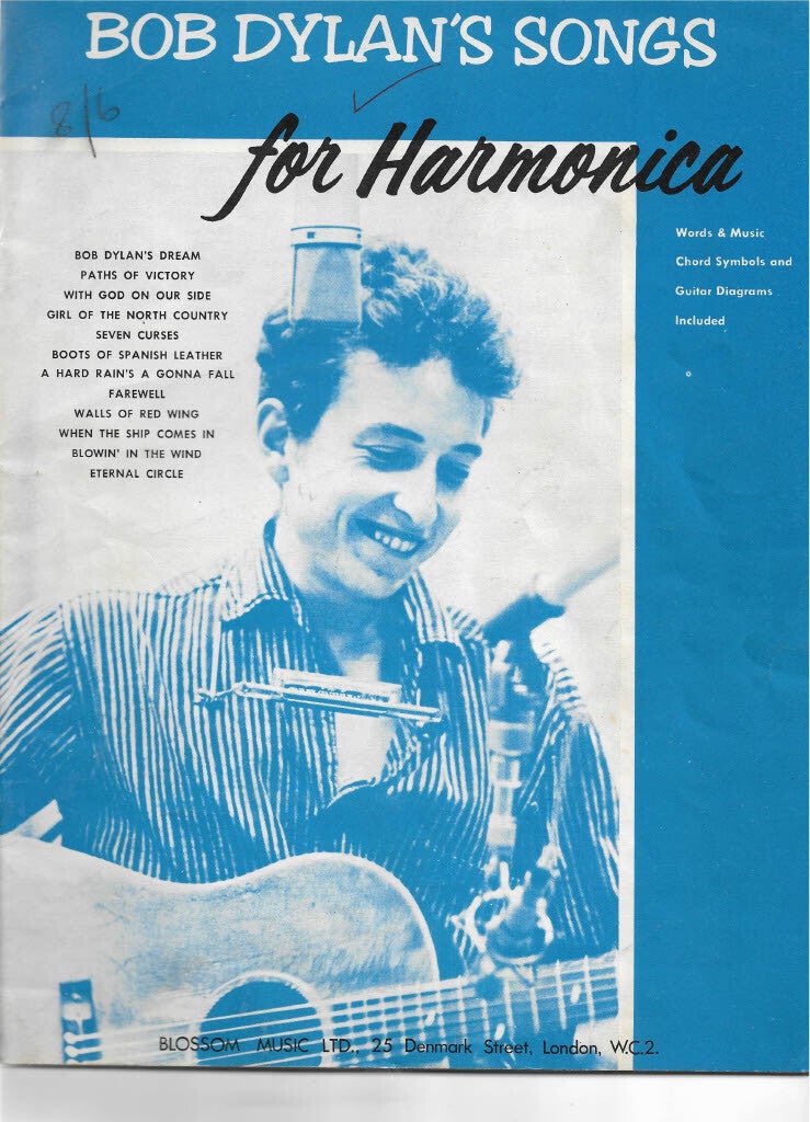 Bob Dylan Songbook for harmonica Sheet music