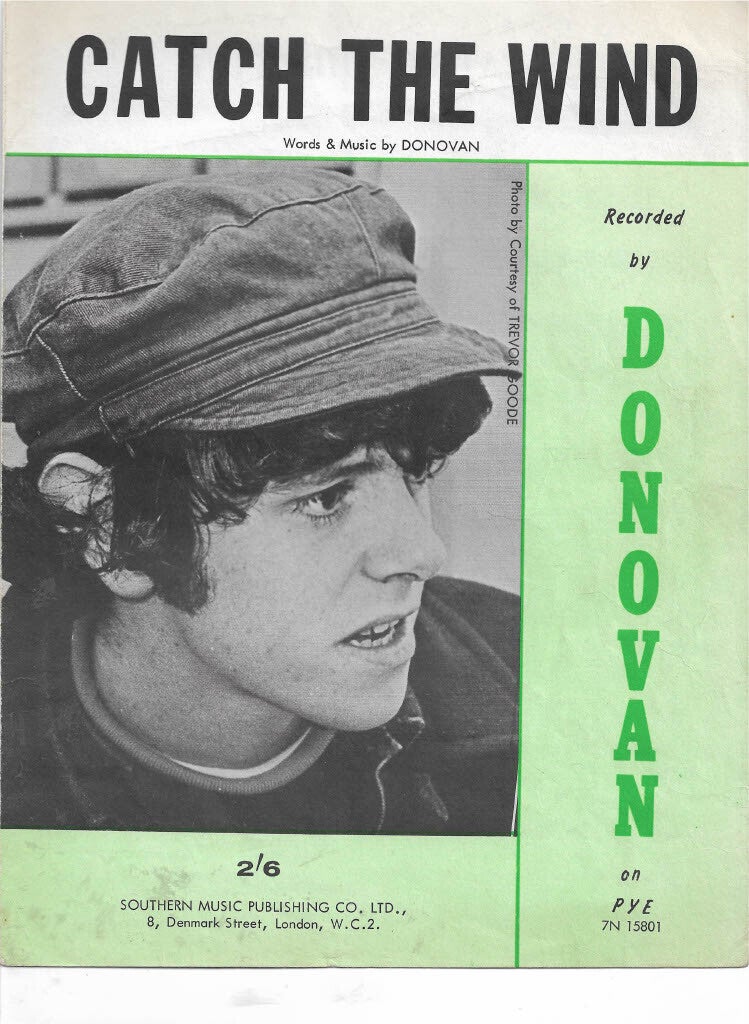 Donovan Catch the wind Sheet music