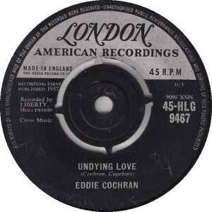 Eddie Cochran ‎– Undying Love / Stockin's 'N' Shoes
