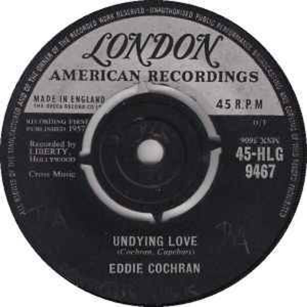 Eddie Cochran ‎– Undying Love / Stockin's 'N' Shoes