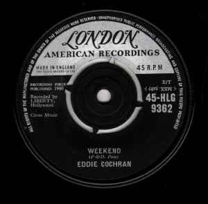 Eddie Cochran ‎– Weekend