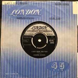 Eugene Church ‎– Miami / I Ain't Goin' For That