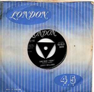 Larry Williams  ‎– She Said Yeah-Bad Boy