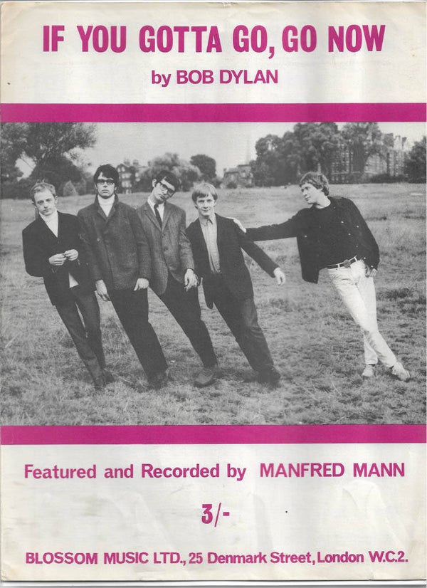 Manfred Mann If you gotta go, go now Sheet Music
