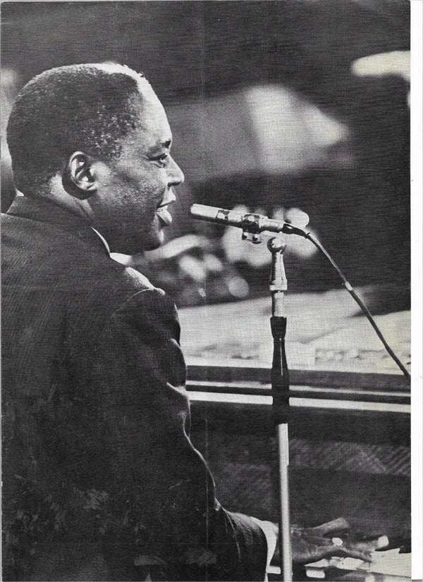 Memphis Slim Concert programme